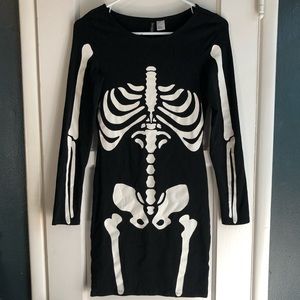 Halloween skeleton dress